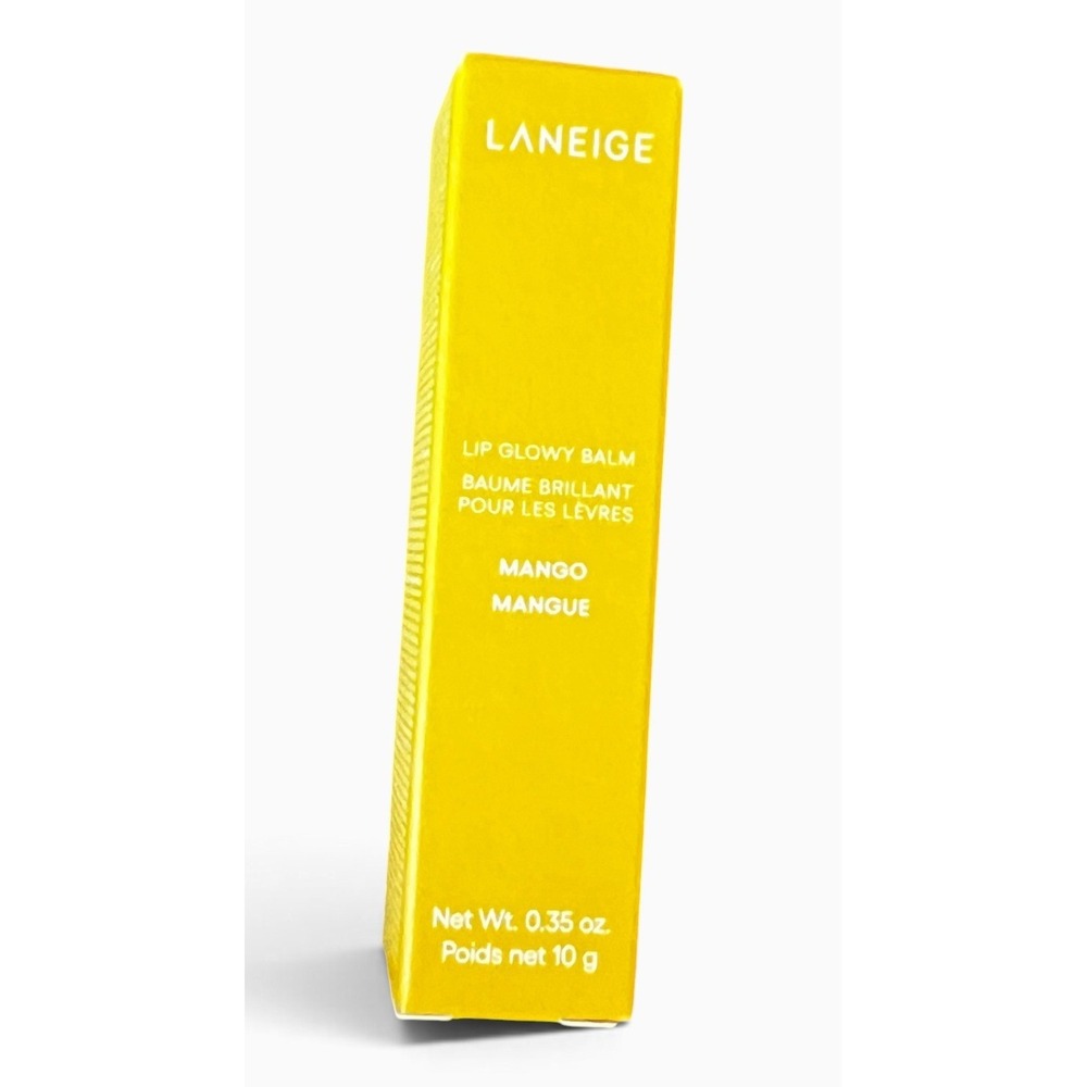 LANEIGE Lip Glowy Balm Mango 0.35 oz 10g Hydrating Gloss Lip Balm New in Box